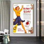 poster be happy go lucky vintage 1