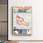 vintage schones insel poster