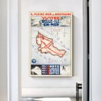 vintage schones insel poster