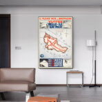 vintage schones insel poster