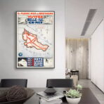 vintage schones insel poster