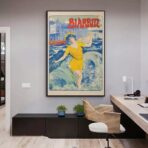 poster biarritz vintage 1
