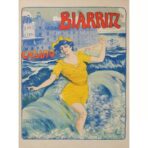 poster biarritz vintage 1