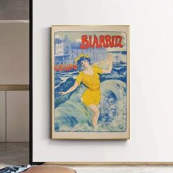 poster biarritz vintage 1