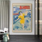 poster biarritz vintage 1