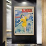 poster biarritz vintage 1