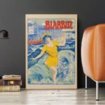 poster biarritz vintage 1