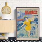 poster biarritz vintage 1