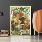 vintage maas bier poster