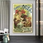 vintage maas bier poster