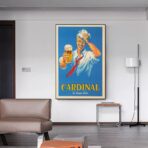 vintage franzosisches bier poster