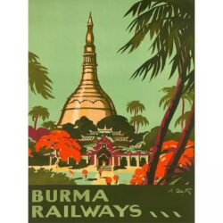 vintage burma poster 1