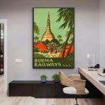 vintage burma poster 1