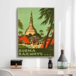 vintage burma poster 1