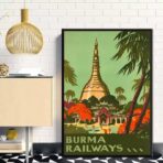vintage burma poster 1