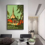 vintage burma poster 1