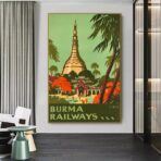 vintage burma poster 1