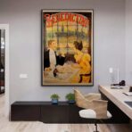 vintage bistro poster 1