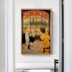 vintage bistro poster 1