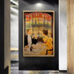 vintage bistro poster 1