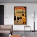 vintage bistro poster 1