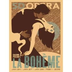 vintage bohemien poster