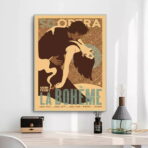 vintage bohemien poster
