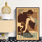 vintage bohemien poster