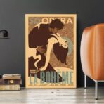 vintage bohemien poster