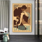 vintage bohemien poster