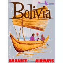 poster bolivien vintage