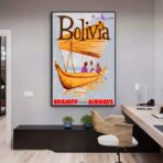 poster bolivien vintage