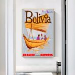 poster bolivien vintage