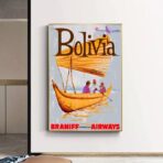 poster bolivien vintage