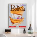 poster bolivien vintage