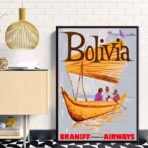 poster bolivien vintage