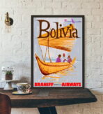 poster bolivien vintage