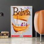 poster bolivien vintage