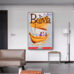 poster bolivien vintage
