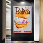 poster bolivien vintage
