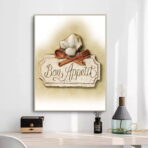 vintage guten appetit poster