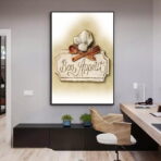 vintage guten appetit poster