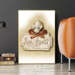 vintage guten appetit poster