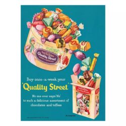 vintage sussigkeiten poster