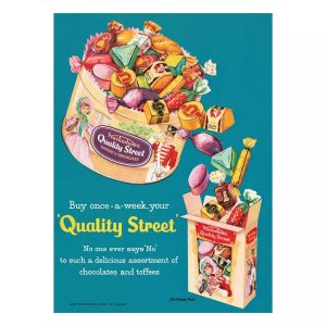 vintage sussigkeiten poster