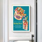vintage sussigkeiten poster