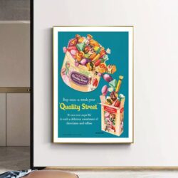 vintage sussigkeiten poster