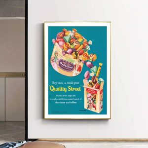 vintage sussigkeiten poster