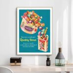 vintage sussigkeiten poster