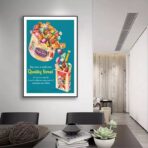 vintage sussigkeiten poster